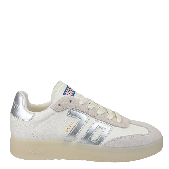 Back 70 BOSTON 2502 Sneakers in METALLIC Silver