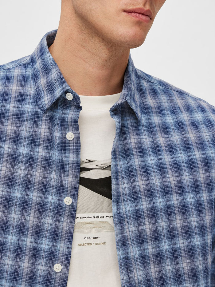 Blue Check Organic Cotton Shirt
