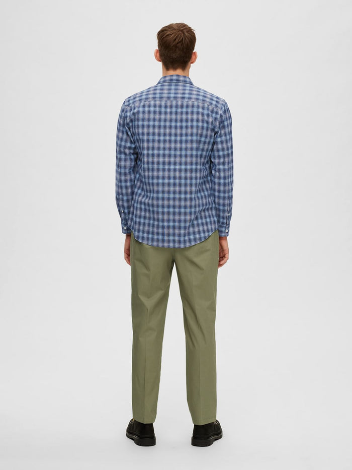 Blue Check Organic Cotton Shirt