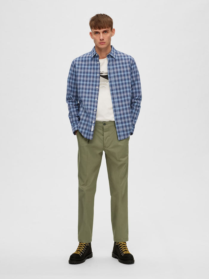 Blue Check Organic Cotton Shirt
