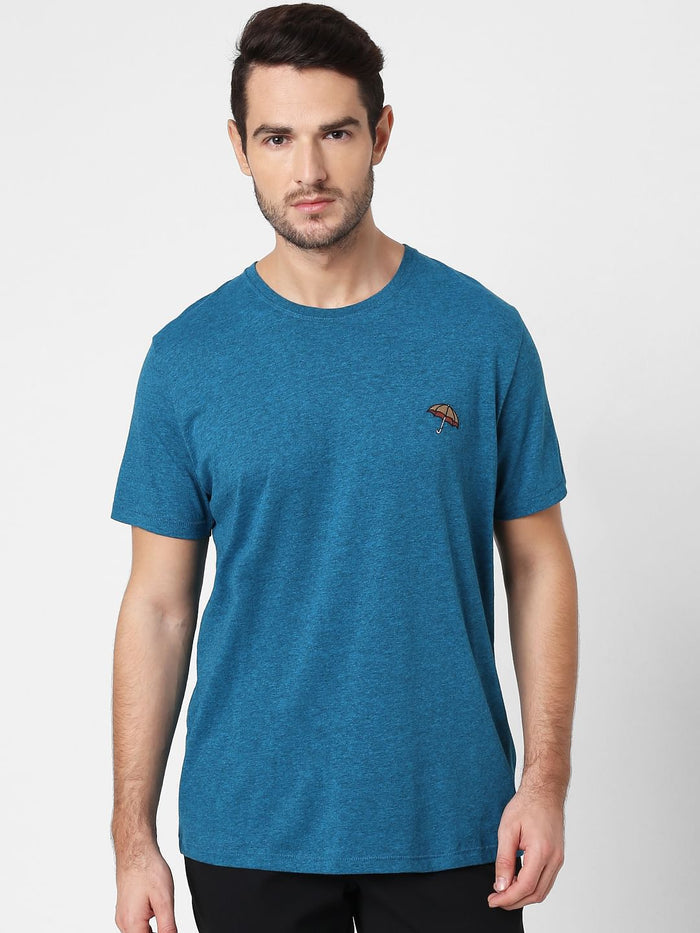 Blue Crew Neck T-Shirt