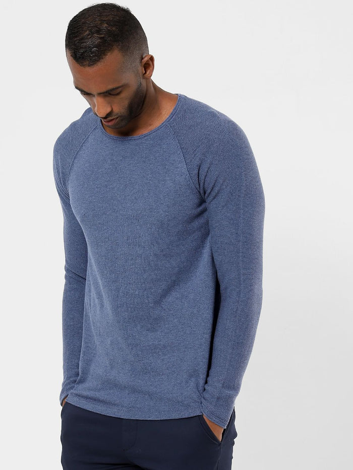 Blue Crew Neck T-Shirt