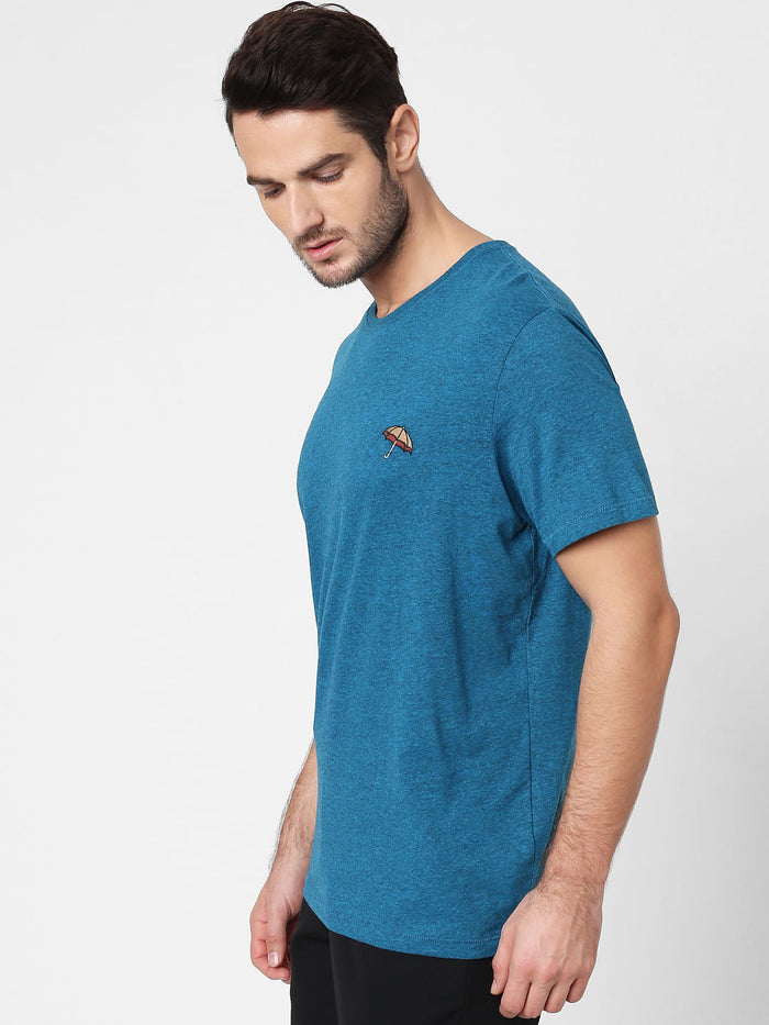 Blue Crew Neck T-Shirt