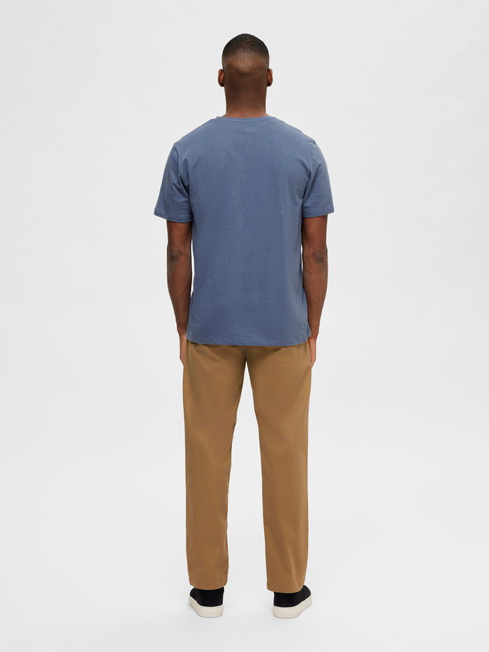 Blue Crew Neck T-shirt