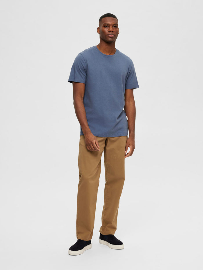Blue Crew Neck T-shirt