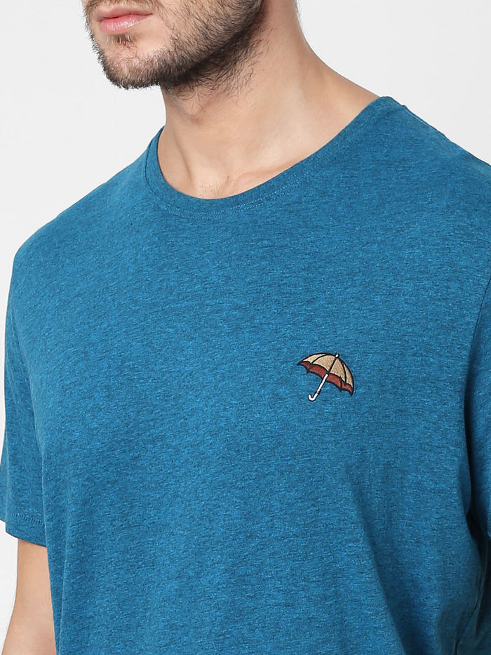 Blue Crew Neck T-Shirt