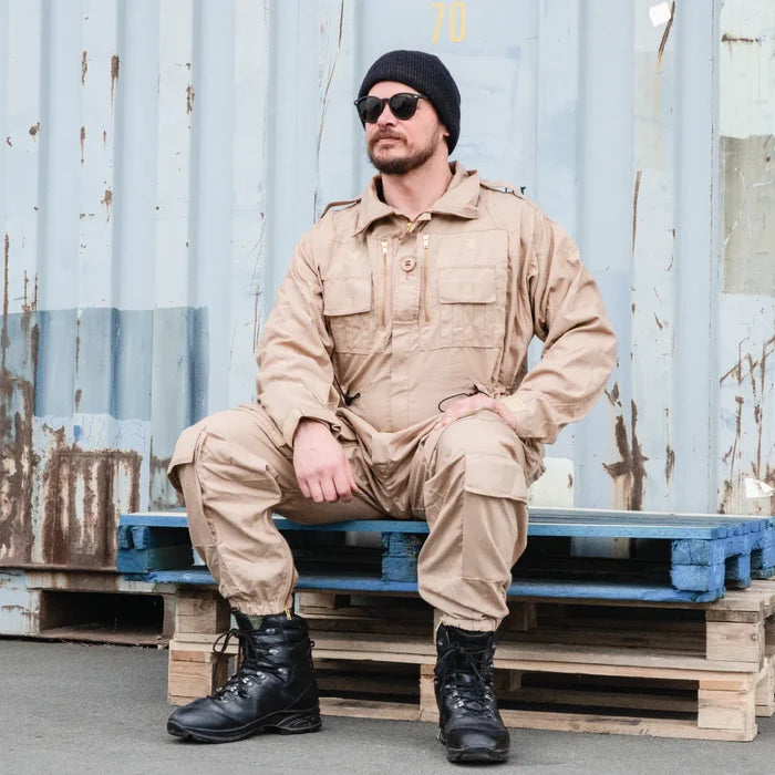 British Army Beige AFV Overalls - British Army Surplus - Overalls