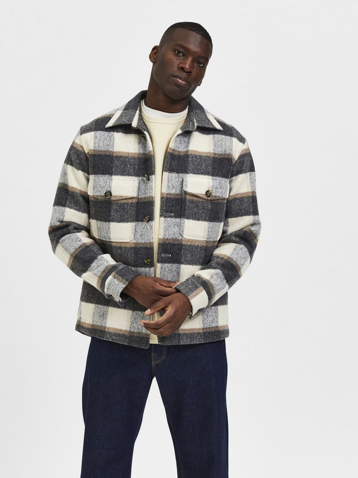 Brown Check Overshirt