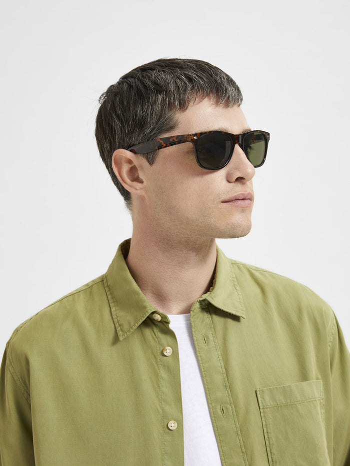 Brown Printed Sunglasses