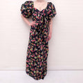 CAROLINE CONSTAS FLORAL BUSTIER DRESS - SIZE M