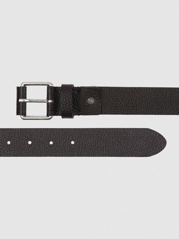 Dark Brown Leather Belt