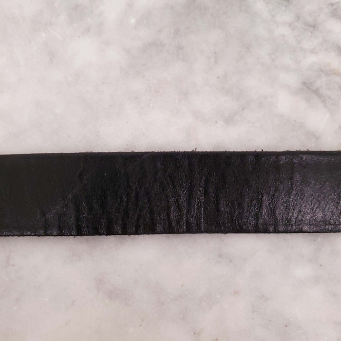 DOLCE & GABBANA 'J&ANS' BLACK LOGO BELT - SIZE 65