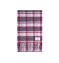 Edinburgh Cashmere Scarf Cluster Gingham Astral Raspberry - Heritage Of Scotland - CLUSTER GINGHAM ASTRAL RASPBERRY