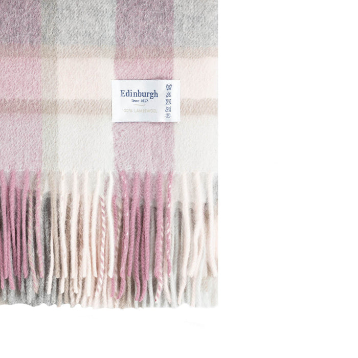 Edinburgh Lambswool Stole Artillery Pink - Heritage Of Scotland - ARTILLERY PINK