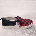 GOLDEN GOOSE RED AND GREEN HANAMI SNEAKERS - SIZE 39