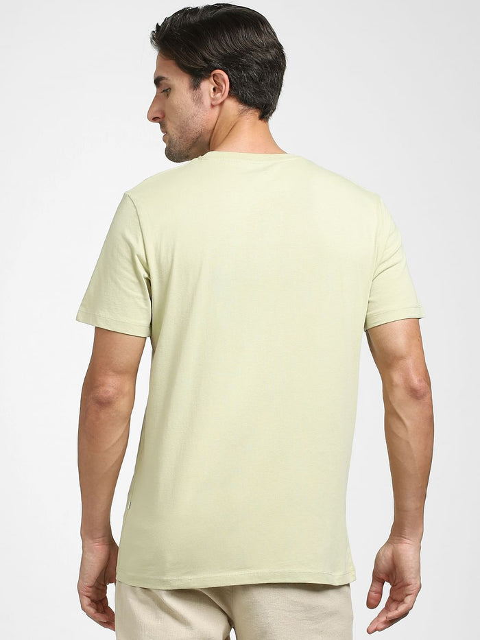 Green Organic Cotton Crew Neck T-Shirt