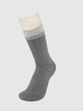 Grey Mid Calf Length Socks