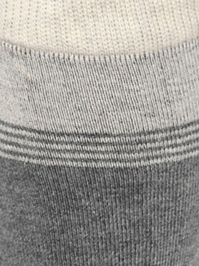 Grey Mid Calf Length Socks