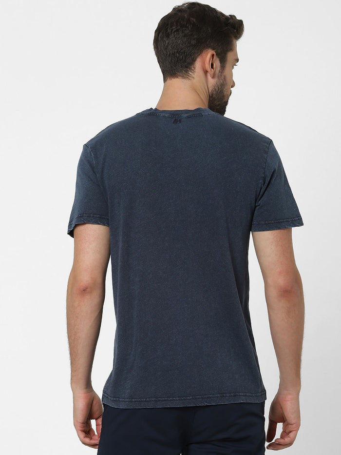 Grey Organic Cotton Crew Neck T-Shirt
