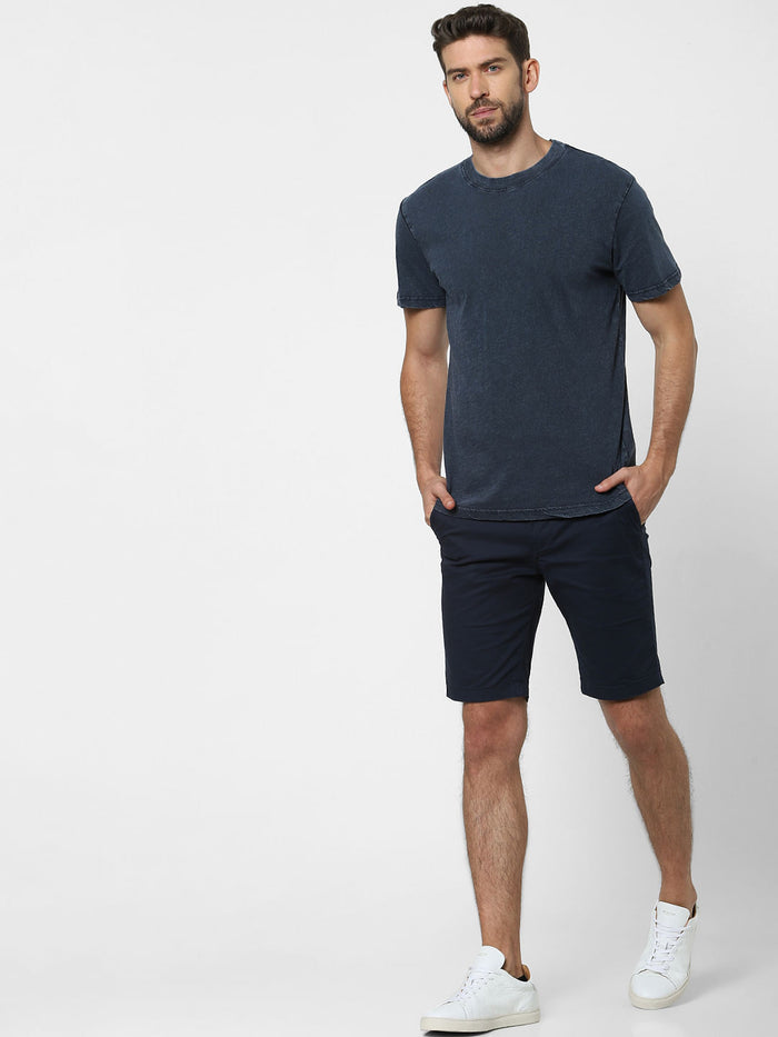 Grey Organic Cotton Crew Neck T-Shirt