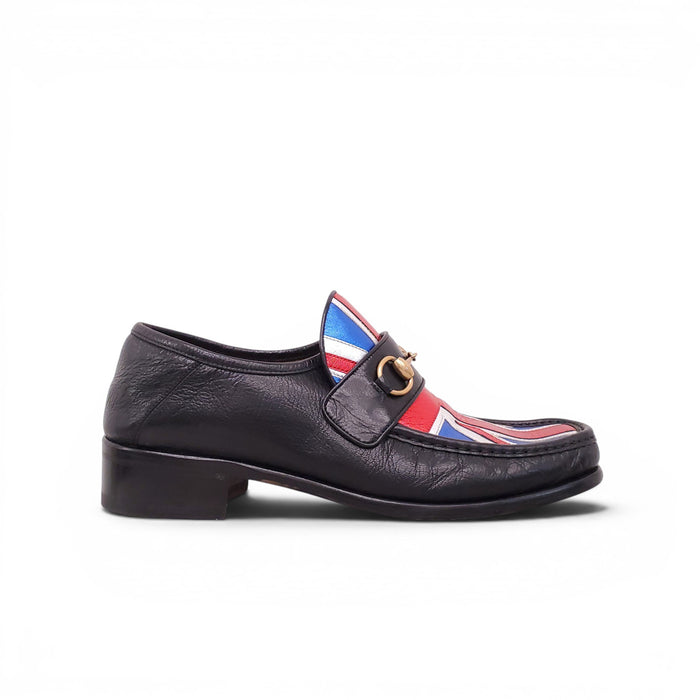 GUCCI UNION JACK HORSEBIT LOAFERS - MEN'S SIZE US 9