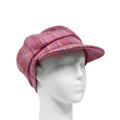 Heddle & Reed Harris Tweed Lds Baker Boy Pink Check - Heritage Of Scotland - PINK CHECK