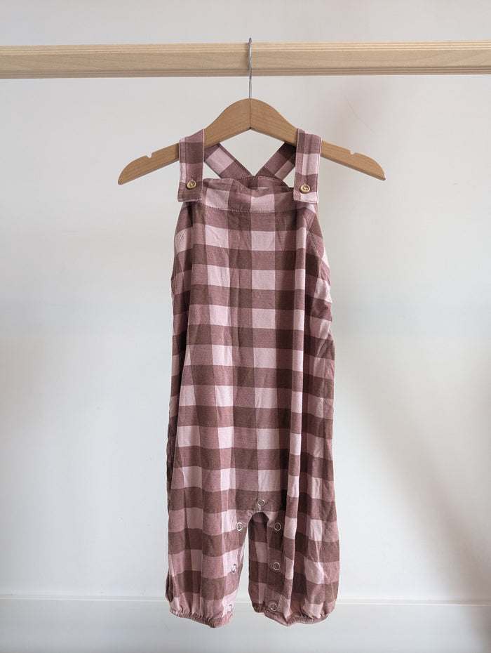 Kate Quinn Checkered Romper (12-18M)