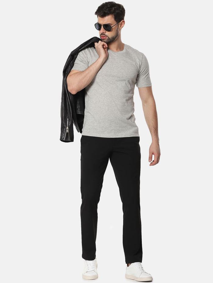 Light Grey Crew Neck T-Shirt