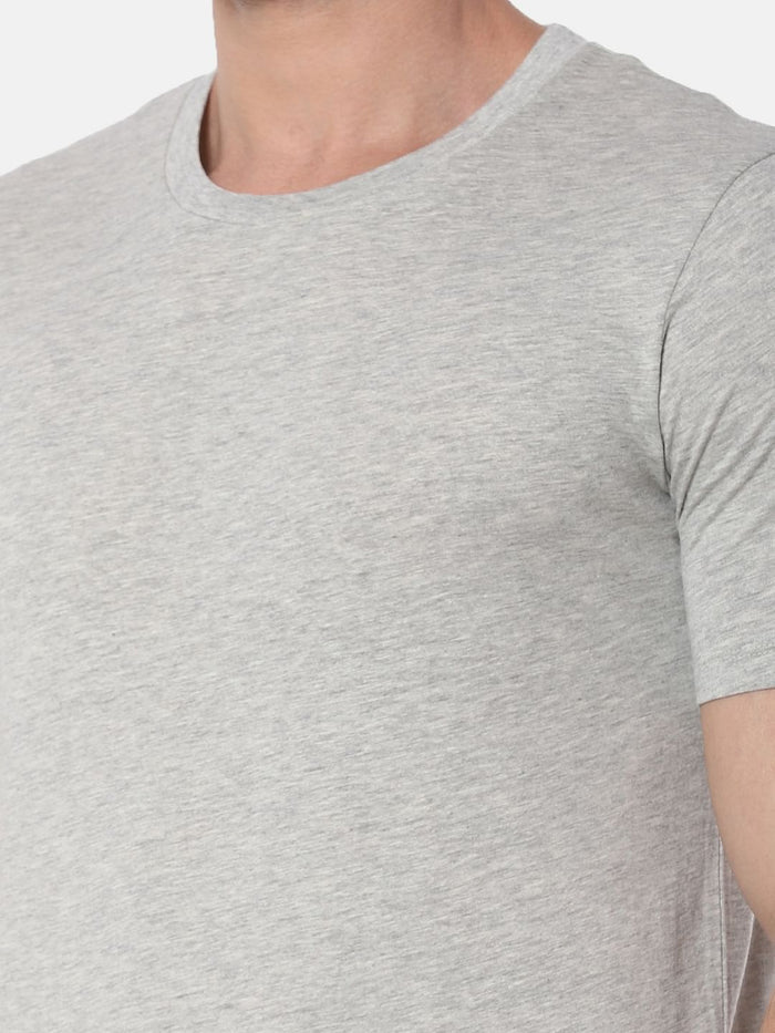 Light Grey Crew Neck T-Shirt