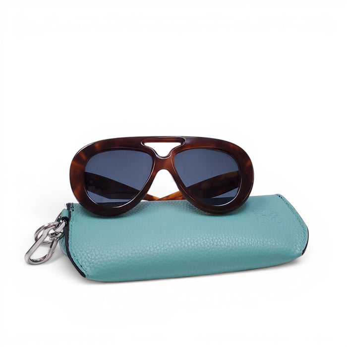 LOEWE BROWN AVIATOR SUNGLASSES