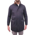LORO PIANA NAVY FUR LINED CASHMERE PARKA - MEN'S SIZE S