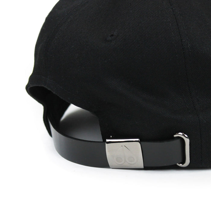 Moose Knuckles - Space Age Metal Logo Cap in Black - Nigel Clare