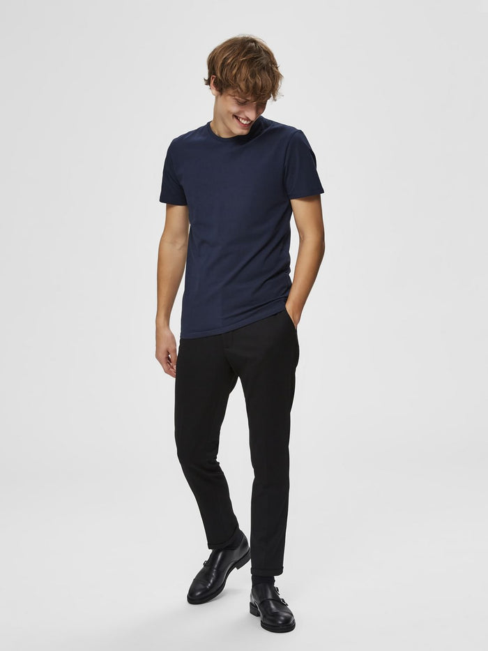 Navy Blue Crew Neck T-Shirt