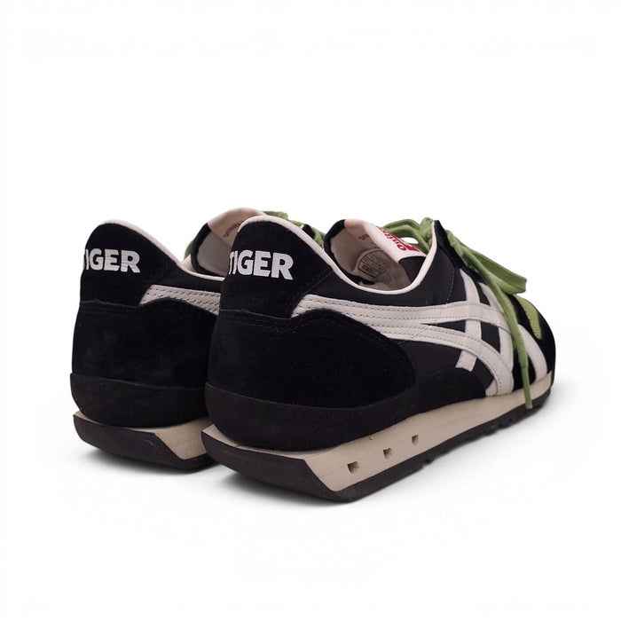 ONITSUKA TIGER GREEN, BLACK, AND WHITE SNEAKERS - SIZE 39.5