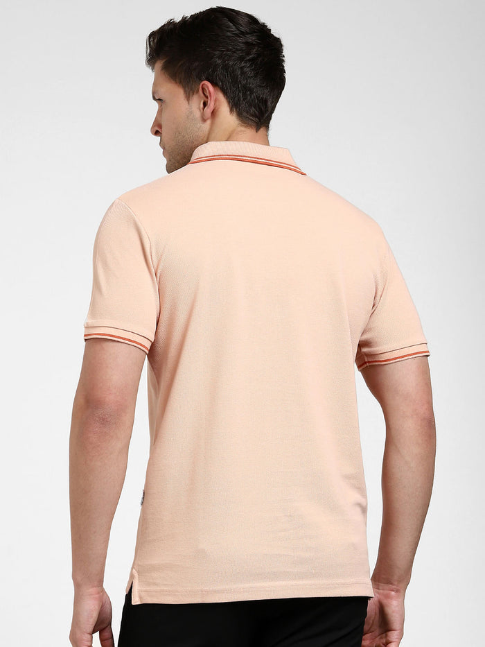 Orange Organic Cotton Polo T-shirt