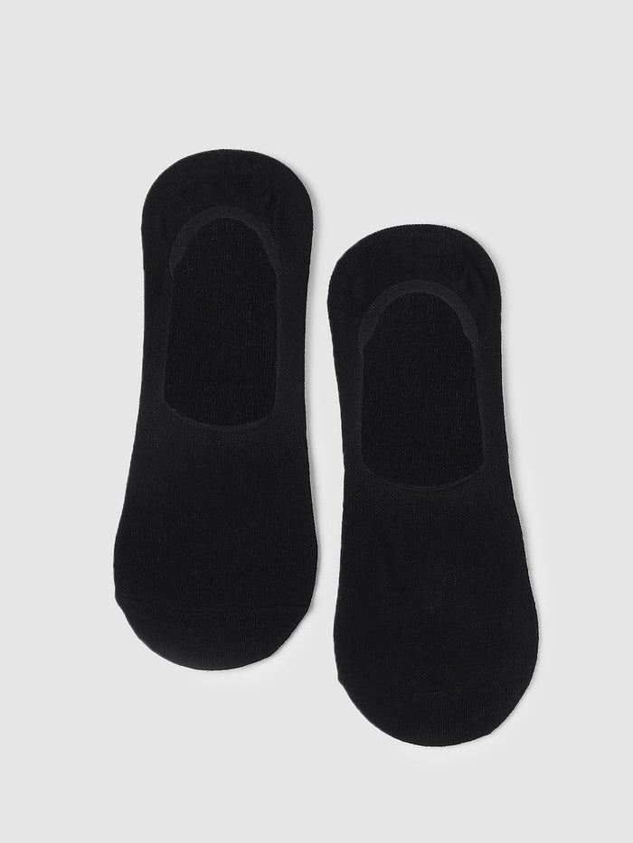 Pack of 3 No-Show Sneaker Socks - Black