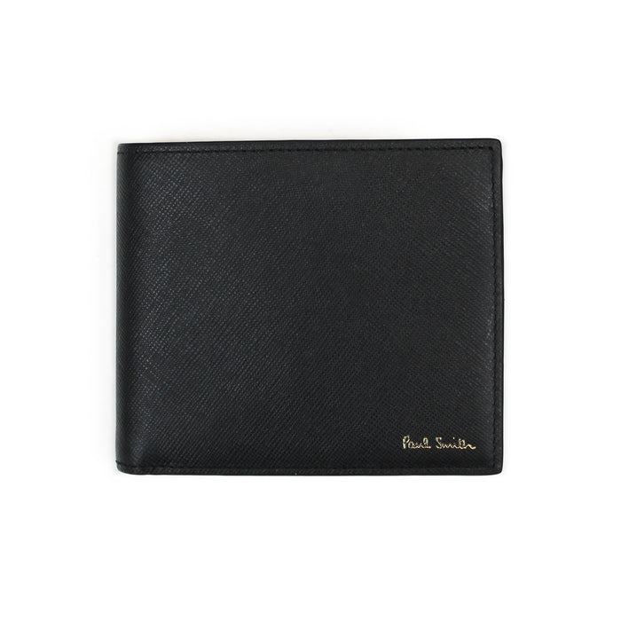 Paul Smith - 'Racing Mini' Print Leather Wallet in Black - Nigel Clare