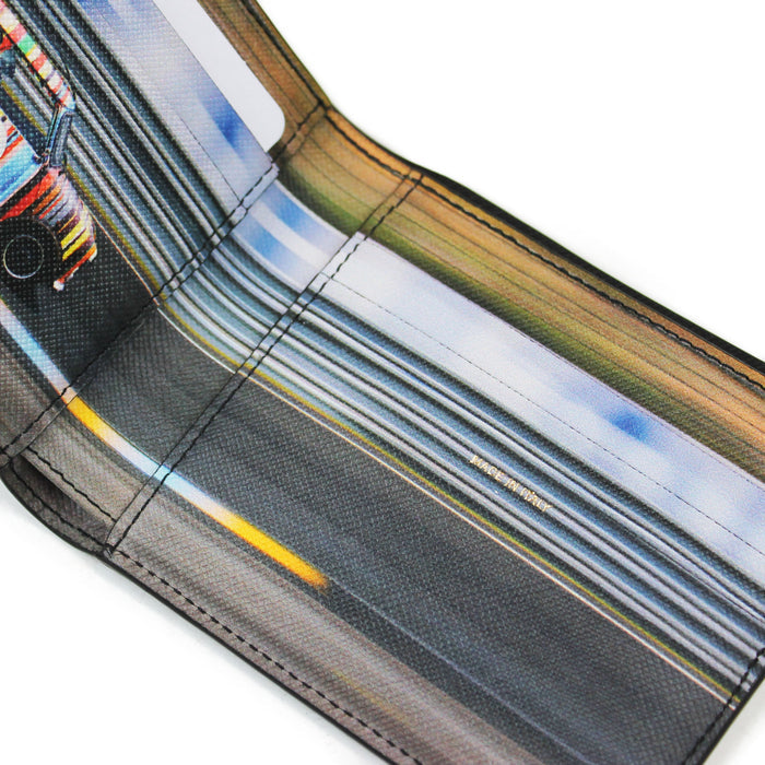 Paul Smith - 'Racing Mini' Print Leather Wallet in Black - Nigel Clare