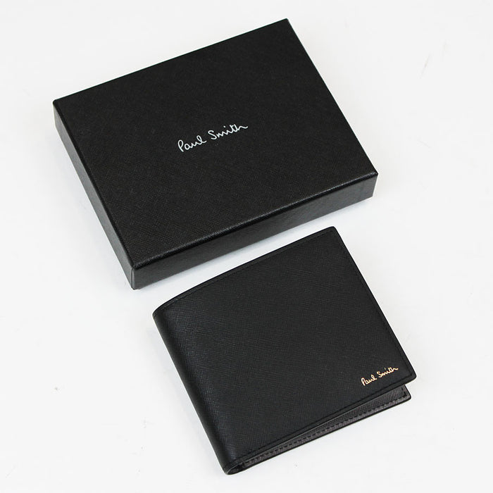 Paul Smith - 'Racing Mini' Print Leather Wallet in Black - Nigel Clare