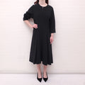 PROENZA SCHOULER BLACK DRESS WITH ZIPPER DETAIL - SIZE 8