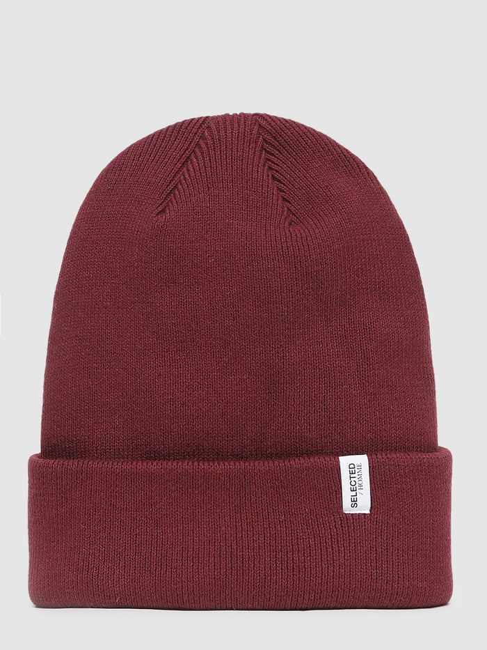 Red Organic Cotton Beanie