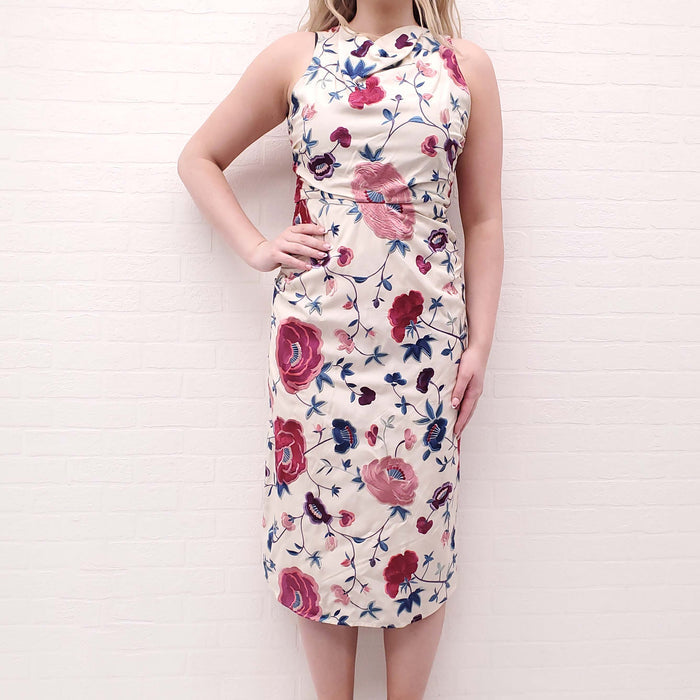 SEA NEW YORK FLORAL EMBROIDERED DRESS - SIZE 12