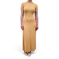 TOTEME YELLOW JERSEY MAXI DRESS - SIZE XXS
