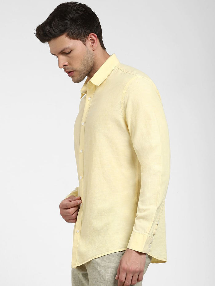 Yellow Full Sleeves Shirt
